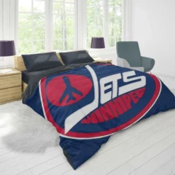 Professional NHL Hockey Player Winnipeg Jets Duvet Cover 1