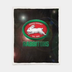 Professional Rugby Club South Sydney Rabbitohs Sherpa Fleece Blanket 1