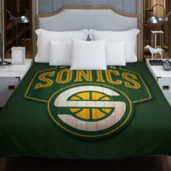 Professional Seattle Supersonics Basketball team Duvet Cover