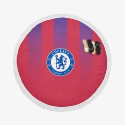 Professional Soccer Club Chelsea FC Round Beach Towel