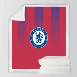 Professional Soccer Club Chelsea FC Sherpa Fleece Blanket