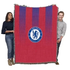 Professional Soccer Club Chelsea FC Woven Blanket