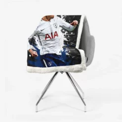 Professional Soccer Player Son Heung Min Sherpa Fleece Blanket 2