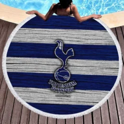 Professional Tottenham Club Logo Round Beach Towel 1