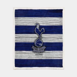 Professional Tottenham Club Logo Sherpa Fleece Blanket 1