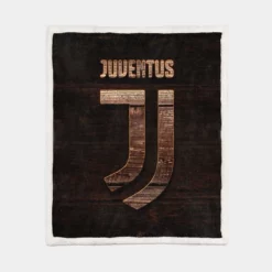 Proud Italian Soccer Club Juventus Logo Sherpa Fleece Blanket 1