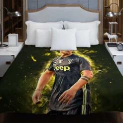 Quick Juve sports Player Paulo Dybala Duvet Cover