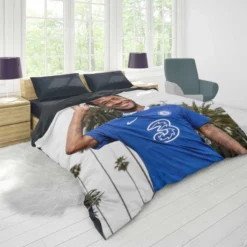 Raheem Sterling Extraordinary Chelsea Football Duvet Cover 1