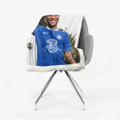 Raheem Sterling Extraordinary Chelsea Football Sherpa Fleece Blanket 2