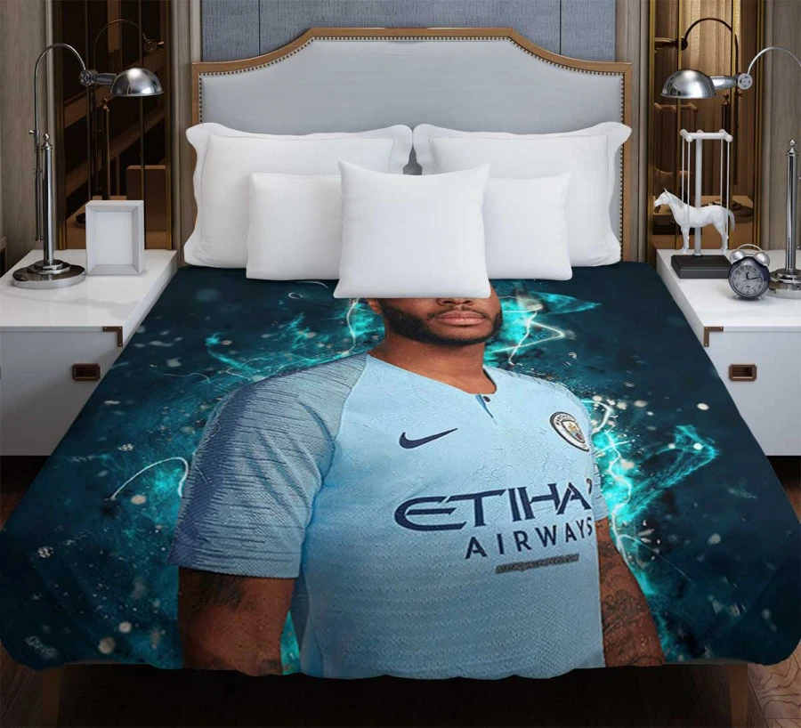 Raheem Sterling Popular Football Duvet Cover