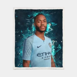 Raheem Sterling Popular Football Sherpa Fleece Blanket 1