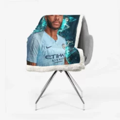 Raheem Sterling Popular Football Sherpa Fleece Blanket 2