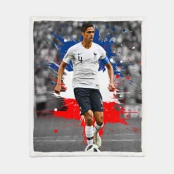 Raphael Varane  France Soccer Player Sherpa Fleece Blanket 1