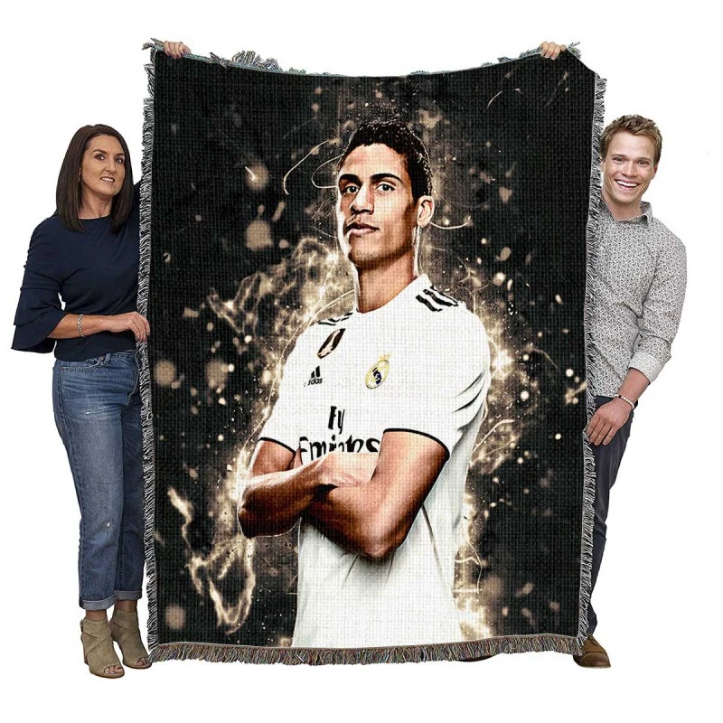 Raphael Varane  Real Madrid 3D Woven Blanket