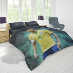 Ready Brazil Footballer Player Neymar Duvet Cover 1