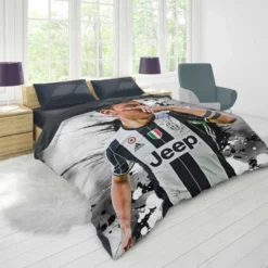 Ready Juve Footballer Player Paulo Dybala Duvet Cover 1