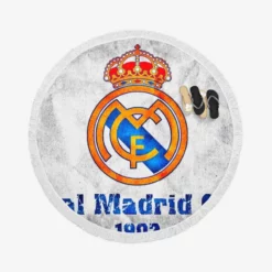Real Madrid CF Champions League Round Beach Towel