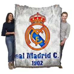 Real Madrid CF Champions League Woven Blanket