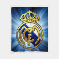 Real Madrid CF Club Sherpa Fleece Blanket 1