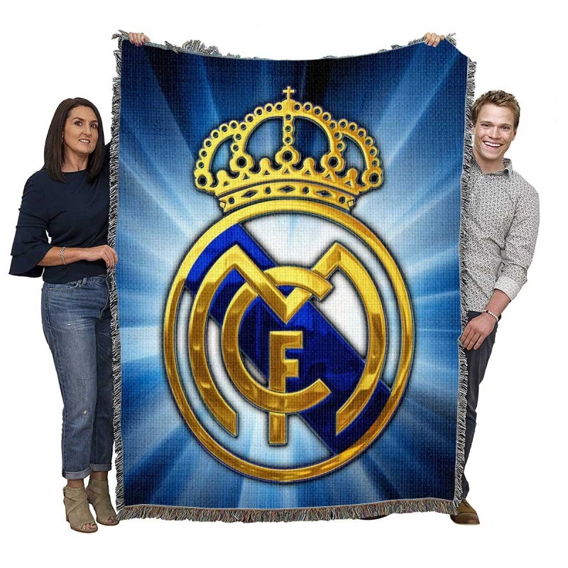 Real Madrid CF Club Woven Blanket