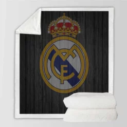 Real Madrid CF Focused Club Sherpa Fleece Blanket