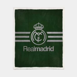 Real Madrid CF Popular Spanish Club Sherpa Fleece Blanket 1