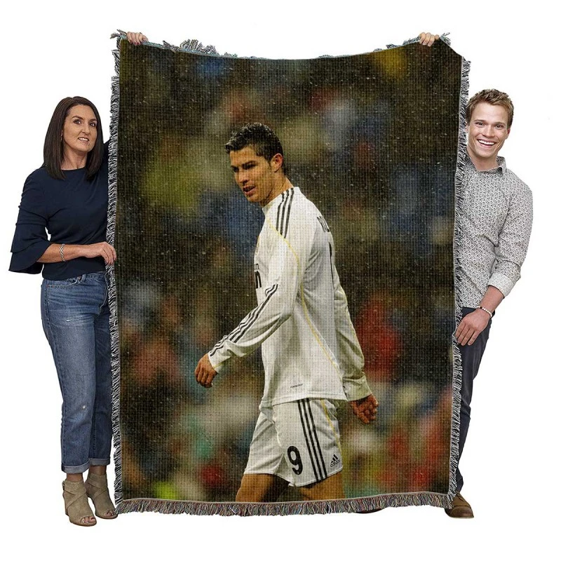 Real Madrid CF Ronaldo CR7 Woven Blanket
