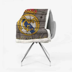 Real Madrid CF Spain Club Sherpa Fleece Blanket 2