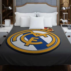 Real Madrid CF embedded logo Duvet Cover