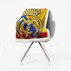 Real Madrid Inspiring Spanish Club Sherpa Fleece Blanket 2