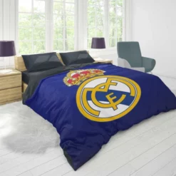 Real Madrid Logo Inspirational Football Club Duvet Cover 1