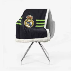 Real Madrid Logo Sherpa Fleece Blanket 2