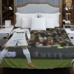 Real Madrid Soccer Player Cristiano Ronaldo Duvet Cover