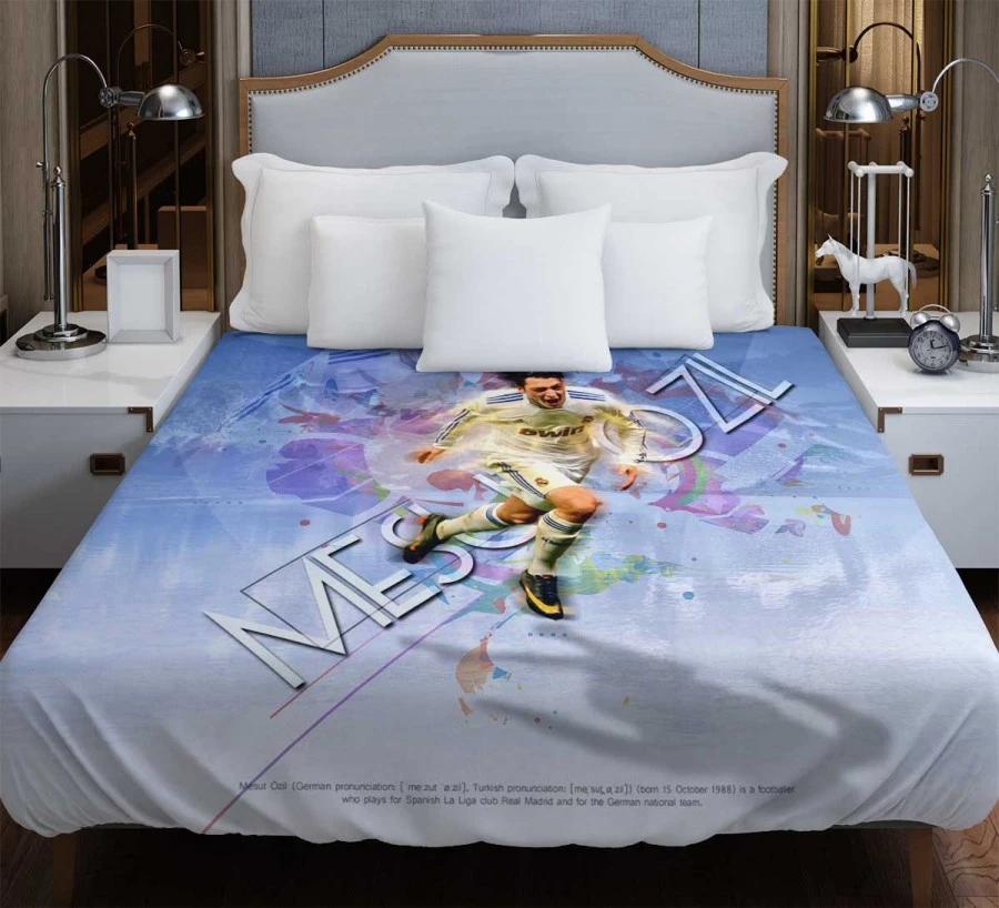 Real Madrid Soccer Player Mesut Ozil Duvet Cover