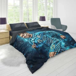 Roberto Firmino Honorable Brazil Football Duvet Cover 1