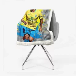 Roberto Firmino fastidious Brazil Footballer Sherpa Fleece Blanket 2