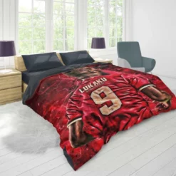 Romelu Lukaku Premier League Player Duvet Cover 1