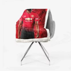 Romelu Menama Lukaku Bolingoli Sherpa Fleece Blanket 2