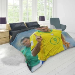 Ronaldo Nazario Real Madrid Duvet Cover 1