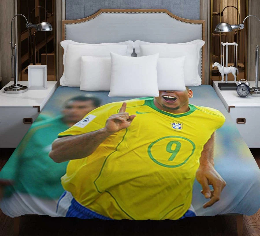 Ronaldo Nazario Real Madrid Duvet Cover