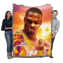Russell Westbrook BasketBall Woven Blanket