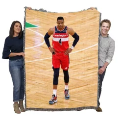 Russell Westbrook NBA Court Woven Blanket