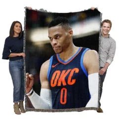Russell Westbrook Oklahoma City NBA Woven Blanket