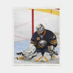 Ryan Miller NHL Player Sherpa Fleece Blanket 1