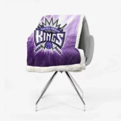 Sacramento Kings Awarded NBA Club Sherpa Fleece Blanket 2