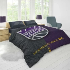 Sacramento Kings Basketball Team Logo Duvet Cover 1