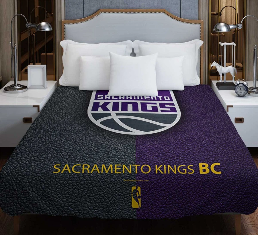 Sacramento Kings Basketball Team Logo Duvet Cover