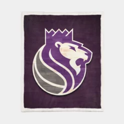 Sacramento Kings Exciting Logo Sherpa Fleece Blanket 1