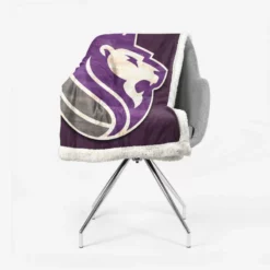 Sacramento Kings Exciting Logo Sherpa Fleece Blanket 2