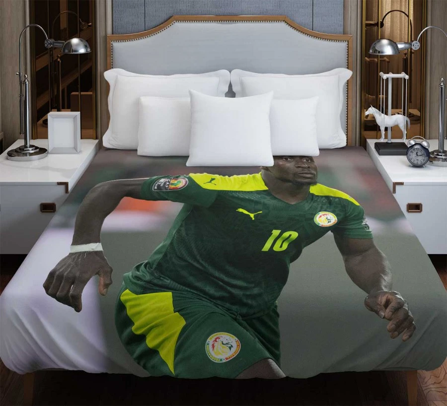 Sadio Mane Senegal elite Football Duvet Cover